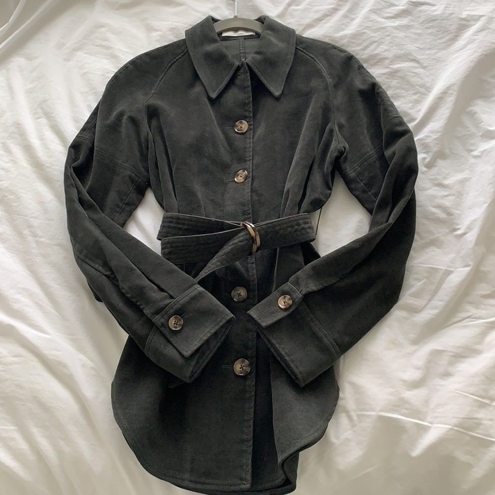 ARITZIA BABATON VELVET VELTED JACKET